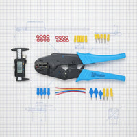 U-Shaped Compress Terminal Good Conductivity Fork Compress Lug Retardant