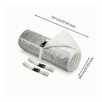 A C Pipe Wrap with Buckle Adjustable A C Hose Insulation Sleeve Universal Fit