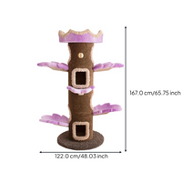 Cat tree with condo