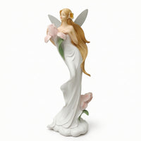 Fairy Figurine with Wings Lightweight Fairy Statue with Wings Compact for Garden