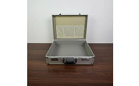 Aluminum Storage Box Shockproof Aluminum Storage Case Double Lock for Travel