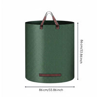 Heavy Duty Leaf Bag Self Standing Reusable Yard Waste Bag Reinforced Handles Heavy Duty Leaf Tote for Gardeners, Landscaping
