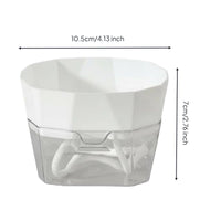 Soilless-Growing Bulb Vase 2-Layer Design Bulb Forcing Pot Gardening Supply for Plant Lovers, Indoor, Office