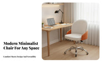 Armless caster Chair Height Adjustable rotate Stool Space-Saving for Workstation