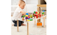 Young Child Activity Table with Bead Maze Fine Motor Toy Multi-Functional