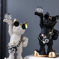 French Bulldog Figurine Decorative French Bulldog Statue Easy to Clean