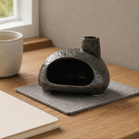 Mini Fireplace Incense Burner Heat-Resistant Ceramic Incense Burner