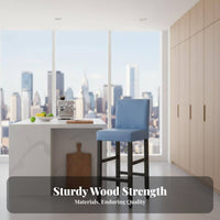High Stool with supportrest Sturdy Frame High Chair with supportrest Non-Slip Feet