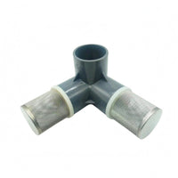 piping Fitting Compact Tri Directional piping Fitting Smooth Three Branch Connector