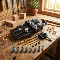 Dowel Drilling Jig Kit Accurate Alignment Woodworking Tool Precision Positioning