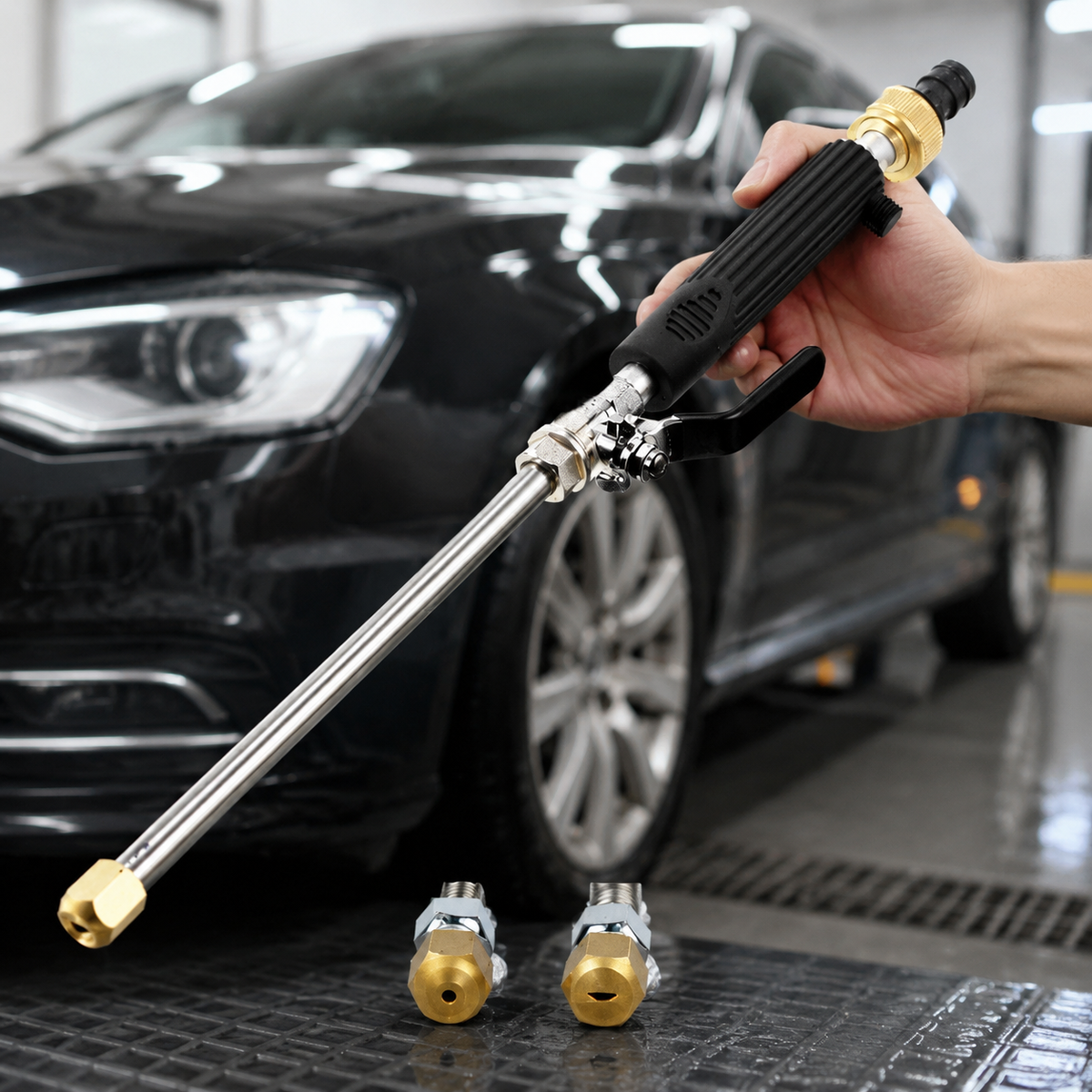 high-pressure spray gun