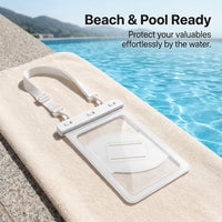 Waterproof Swimming Bag for Outdoor Water Park and Boating, Large Capacity Dry PVC Material, Protective Phone for Diving