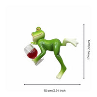 Drinking Frog Pot Hanger Whimsical Design Frog Pot Hugger Novelty Gift for Patio