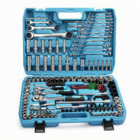 Socket Wrench Set Vanadium Alloy Steel Ratchet and Socket Set 72-Tooth Mechanics Tools Kit for Home Handypersons, Automotive Repair, Home Maintenance