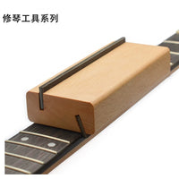 Guitar Fret Repair Tool Bevel File Nut Slot Saw Blade Ruler Wood
