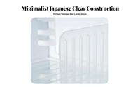 Made in Japan Refrigerator Partition Board Space Saving Adjustable Refrigerator Divider Easy Installation for Meal Preppers, Pantry, Drawers
