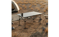 Roll up Folding Table Compact Foldable Outdoor Table Easy Storage for Beach