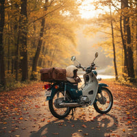 CC110 Luggage Rack Spring Clip Motorcycle Cub Rear Rack Includes Mounting Hardware Motorcycle Cargo Carrier
