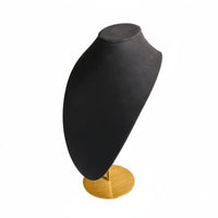 Pu Leather Necklace Stand Luxury Style Necklace Display Bust Stable Base Jewelry Display Bust for Photo Photography