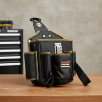 Multiple Compartments Rotating Waist Tool Organizer Wear-Resistant Car Wrapping Tool Pouch Waterproof Material for Installers