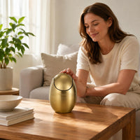 Stainless Steel Trash Can Tabletop Refuse Bin Rust-Resistant Household Container