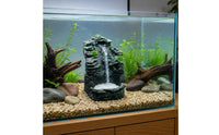 Sand Cascade Rock Decoration Realistic Rock Waterfall Ornament Easy to Clean