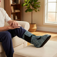 Fracture Foot Cast Protector Boot Sock Cover Stocking Warm Fleece Lining Foot Warming Cover  for Patients, Elderly, Outdoor