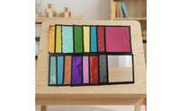 16 Pieces Colorful Sensory Tactile Mat Set Safe Textured Sensory Panels Sturdy Portable for Toddlers, Classroom