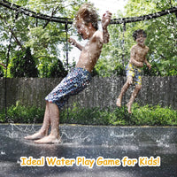 Trampoline Sprinkler for Kids Summer Backyard Water Park Toy Outdoor Water Toy Trampoline Sprinkler Accessory
