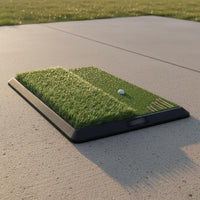 Anti-Slip Rubber Base Golf Hitting Mat Long-Lasting Construction Golf Swing Training Mat Weather Resistant Artificial Grass Practice Pad Shock Absorbent for Beginners, Indoor, Outdoor, Backyard, Home