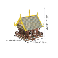 Southeast Asian Temple Model Simulation Scene 1:72 Scale Building Kit Paintable
