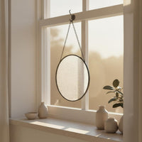 Glass Sun Catcher European Vintage Aesthetic Textured Glass Suncatcher