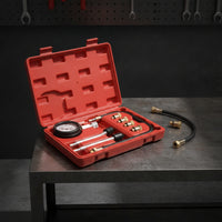 Analog Compression Tester with Carrying Case Automotive Cylinder Compression Tester Kit Universal Tool Accurate for Garage