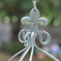 Crown Hanging Planter Easy to Display Iron Hanging Basket Vintage for Balcony