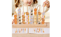 Educational Wooden Creature Stacker Fine Movement Skills Circular Piece Stacking Toy Safe Materials Counting Game for Toddlers