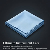 Microfiber Guitar Cleaning Cloth, Ultra Fine Polishing for Instrument Maintenance, Soft Velvet Finish for Guitarists and Musicians