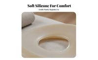 Traceless Beauty Bed Face Hole Pad Soft & Comfortable Silicone Face Pillow Easy to Clean for Masseuses, Estheticians, Facial Treatments