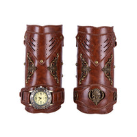 Medieval Retro Punk Knight Bracelet for Women Halloween Wristband Festival Party Arm Ring