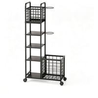Sports Equipment Rack Heavy Duty Shelving Trolley Space Saving