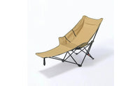 Multi-Position Moon Chair with Leg Rest Portable Reclining Camping Chair Lightweight Foldable Lawn Lounger Supportive for Campers