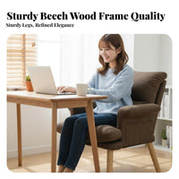 Revolving Armchair with Footrest Adjustable Recline Recliner with Footrest Reclining Function Modern Aesthetic