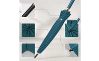 Custom Branding Umbrella Straight-Shaft Umbrella with Printed Canopy Customizable for Businesses, Real Estate Agents, Company Events