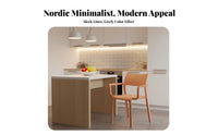 Small Space Friendly Stackable Backrest Stool Thickened Construction Dining Chair Minimalist Aesthetic Leisure Seat Colorful Options for Homeowners, Renters, Cafe Owners, Kitchen, Coffee Shop, Restaurant, Balcony