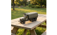 WW2 US Armed Forces Transport Vehicle Logistics 353 Truck Model Alloy Transport Vehicle Logistics 353 Truck Model Finished