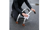2 Pieces Stainless Steel Cycle Mudguard Set Polished Folding Bike Fenders Sturdy Mudguard for Commuters