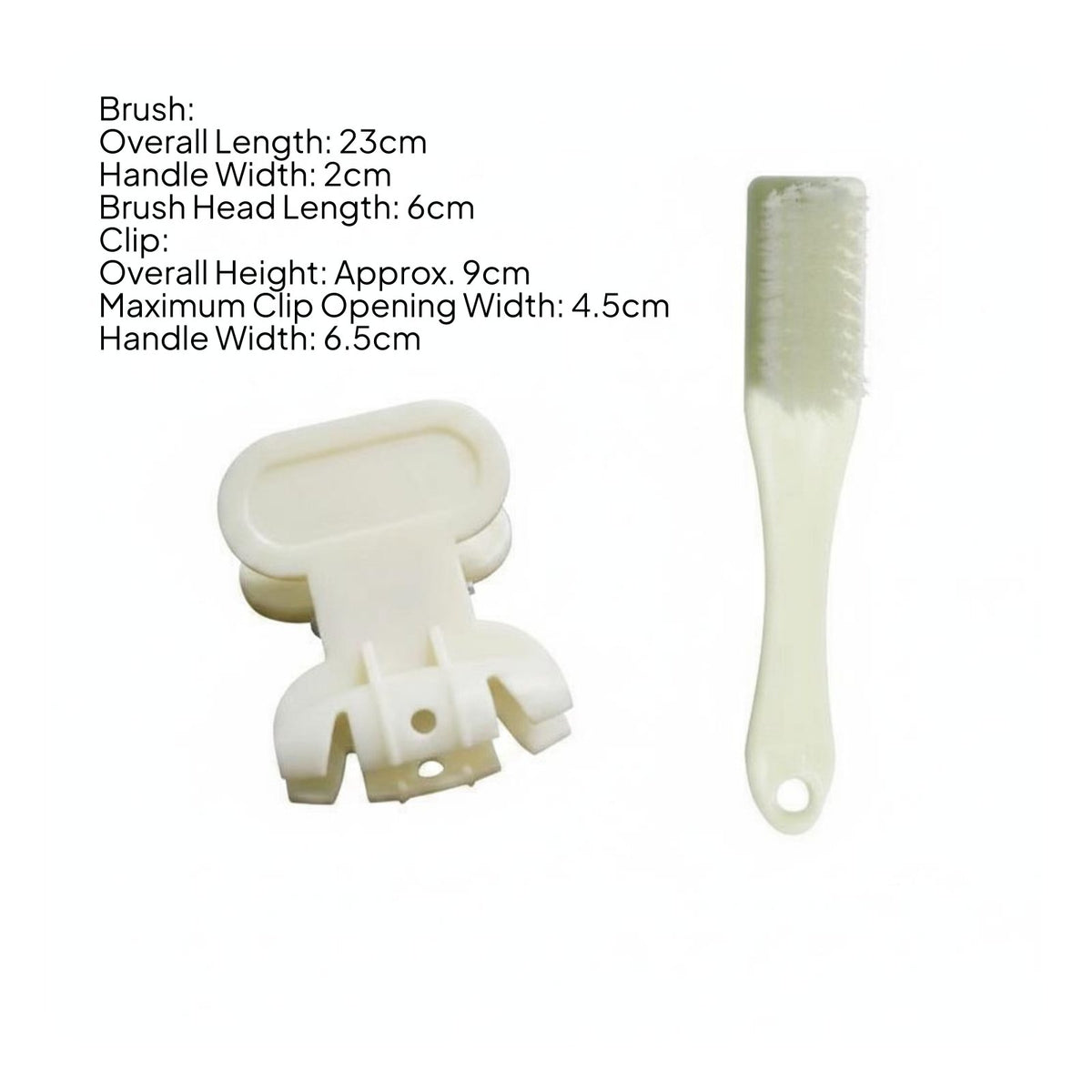 2 Pieces Crayfish Cleaning Tool Set Easy to Use Seafood Cleaning Tongs and Brush