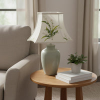 Floral Bedside Lampshade Soft Light Rectangular Textile Lampshade Warm Ambiance