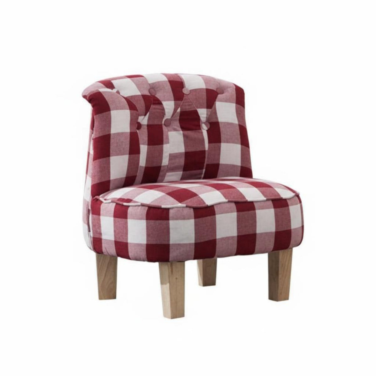 Button-Tufted Mini Sofa Cute Design kids' Furniture Rolled Arms for Girls, Boys