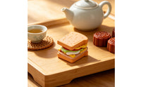 Wooden Sandwich Toy Stacking Pretend Sandwich Set Compact Educational for Young Children