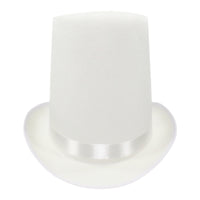 Black Top Hat for Magician, 20cm, Lincoln Style, French High Hat, Retro British Gentleman Jazz Hat